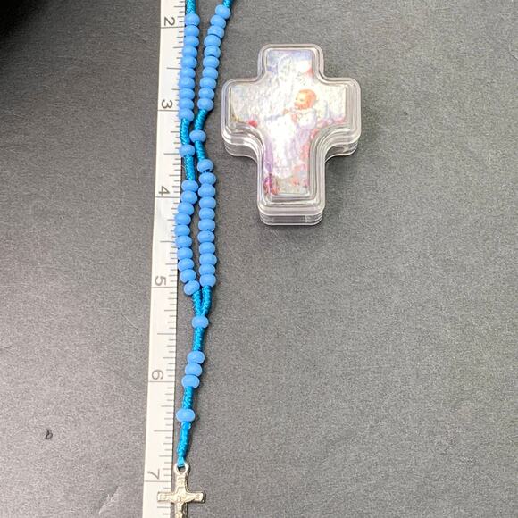 Rosary Cross with Box -Baptism Infant Baby Boy Gift - Picture 6 of 6